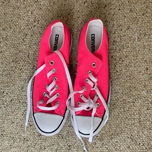 Unworn Hot Pink Converse Size 9